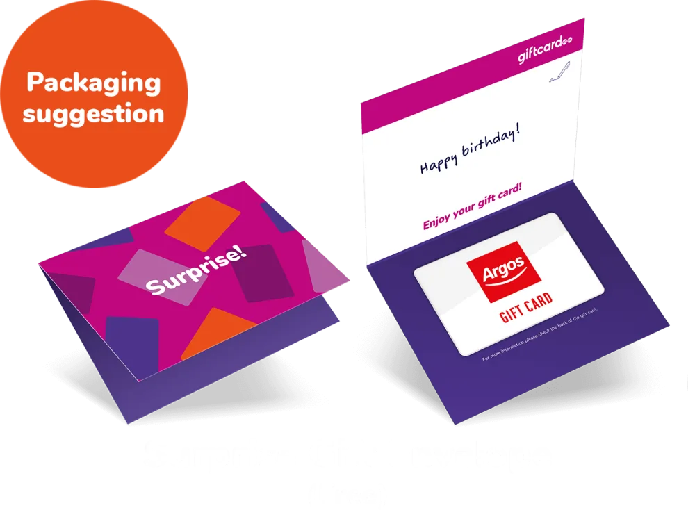 Wrapper Argos Gift Card 