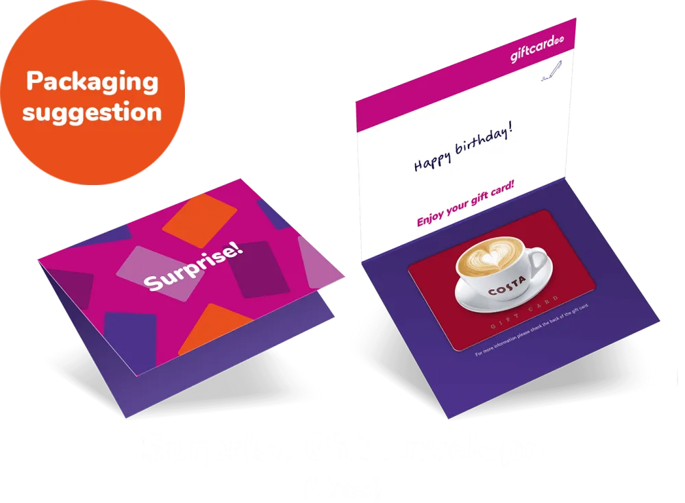 Wrapper Costa Gift Card