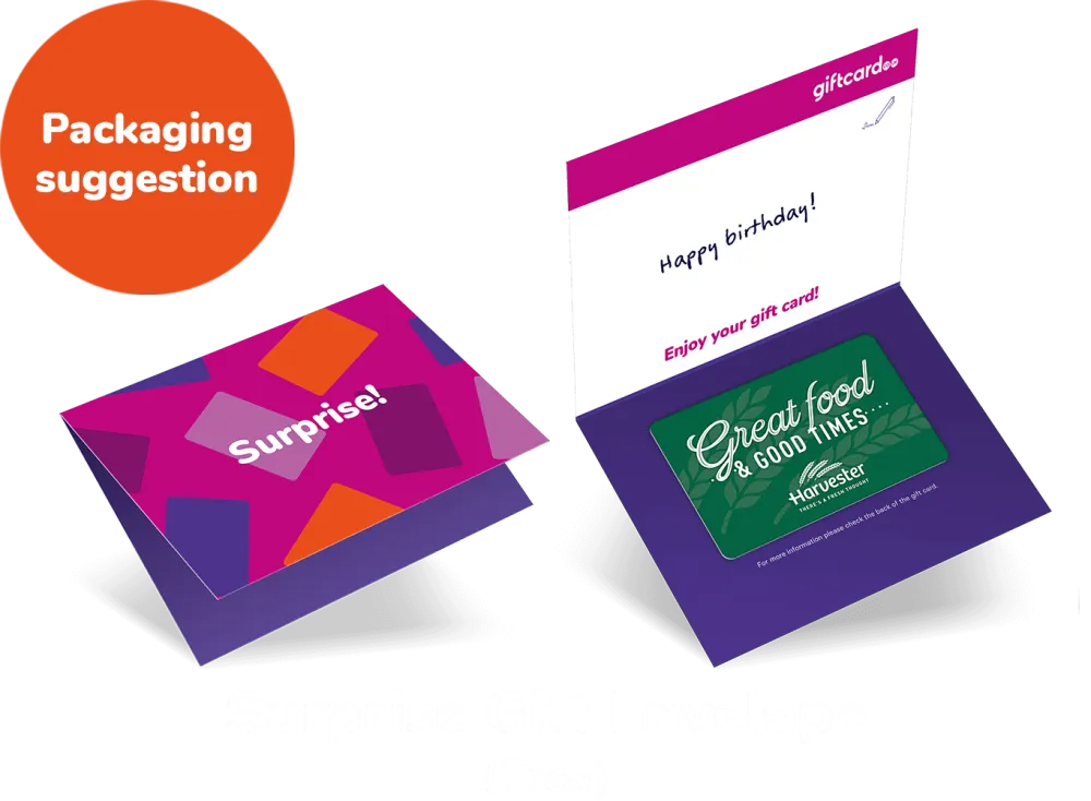 Wrapper Harvester Gift Card