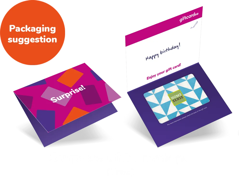 Wrapper Homesense Gift Card 