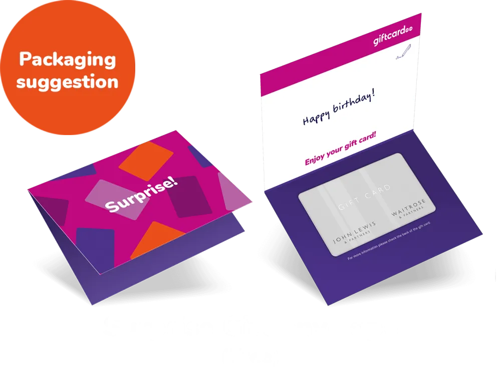 Wrapper John Lewis Gift Card