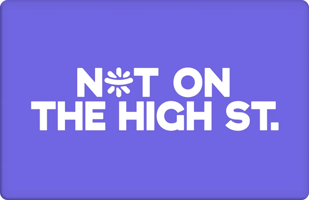 Not on The High Street Gift Card