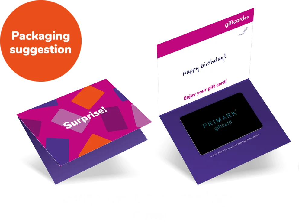 Wrapper Primark Gift Card