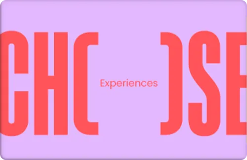 You Choose Experiences Digital Gift Card